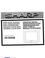 Sharp DV-6345S Manual preview