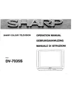 Sharp DV-7035S Operation Manual предпросмотр