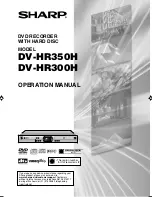 Preview for 1 page of Sharp DV-HR300H Operation Manual