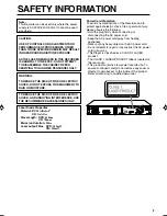 Preview for 3 page of Sharp DV-HR300H Operation Manual