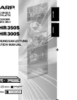 Предварительный просмотр 1 страницы Sharp DV-HR300S Operation Manual