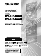 Sharp DV-HR400H Operation Manual preview