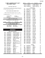 Preview for 1 page of Sharp DV-L70U Replacement Parts List Manual