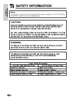 Preview for 5 page of Sharp DV-L80 Operation Manual