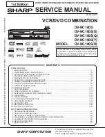 Sharp DV-NC100S Service Manual preview