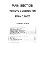 Предварительный просмотр 2 страницы Sharp DV-NC100X Service Manual