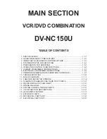 Preview for 2 page of Sharp DV-NC150U Service Manual