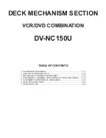 Preview for 89 page of Sharp DV-NC150U Service Manual