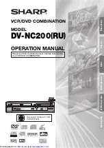 Preview for 1 page of Sharp DV-NC200 Operation Manual