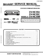 Sharp DV-NC55C Service Manual preview