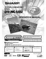 Предварительный просмотр 1 страницы Sharp DV-NC55U Operation Manual