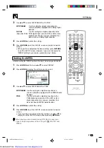 Предварительный просмотр 49 страницы Sharp DV-NC60 Operation Manual