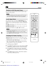 Предварительный просмотр 61 страницы Sharp DV-NC60 Operation Manual