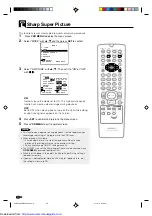 Предварительный просмотр 62 страницы Sharp DV-NC60 Operation Manual