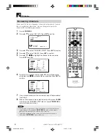 Предварительный просмотр 34 страницы Sharp DV-NC65H Operation Manual