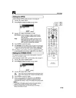 Предварительный просмотр 49 страницы Sharp DV-NC80 Operation Manual