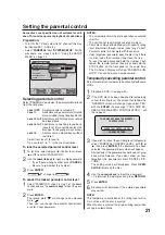 Preview for 21 page of Sharp DV-RW250H Operation Manual