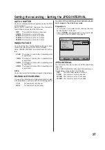 Preview for 27 page of Sharp DV-RW250H Operation Manual