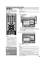 Preview for 31 page of Sharp DV-RW250H Operation Manual