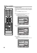 Preview for 62 page of Sharp DV-RW250H Operation Manual