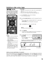 Preview for 73 page of Sharp DV-RW250H Operation Manual