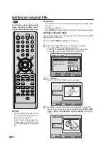 Preview for 64 page of Sharp DV-RW250S Operation Manual