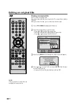 Preview for 68 page of Sharp DV-RW250S Operation Manual