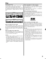 Preview for 11 page of Sharp DV-RW250X Operation Manual