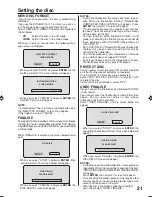 Preview for 23 page of Sharp DV-RW250X Operation Manual