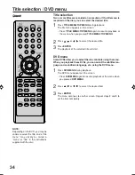 Preview for 36 page of Sharp DV-RW250X Operation Manual