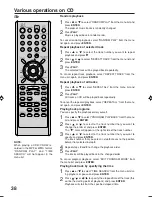 Preview for 40 page of Sharp DV-RW250X Operation Manual