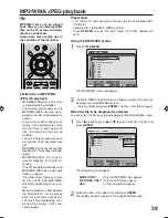 Preview for 41 page of Sharp DV-RW250X Operation Manual