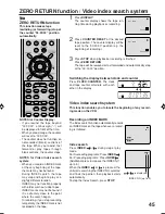 Preview for 47 page of Sharp DV-RW250X Operation Manual