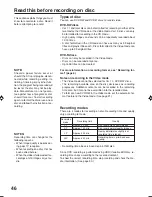 Preview for 48 page of Sharp DV-RW250X Operation Manual