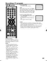 Preview for 51 page of Sharp DV-RW250X Operation Manual