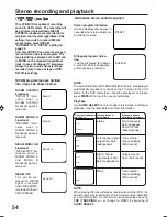 Preview for 56 page of Sharp DV-RW250X Operation Manual