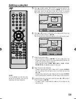 Preview for 61 page of Sharp DV-RW250X Operation Manual