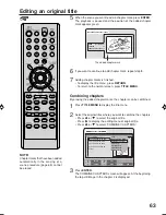 Preview for 65 page of Sharp DV-RW250X Operation Manual