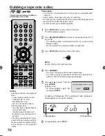 Preview for 72 page of Sharp DV-RW250X Operation Manual