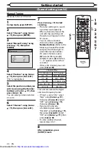 Preview for 20 page of Sharp DV-RW360H Operation Manual