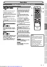 Preview for 37 page of Sharp DV-RW360H Operation Manual