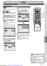 Preview for 73 page of Sharp DV-RW360H Operation Manual