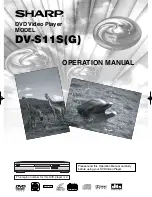 Preview for 1 page of Sharp DV-S11S Operation Manual