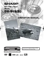 Sharp DV-S1S Operation Manual preview