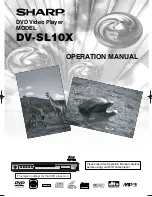 Sharp DV-SL10X Operation Manual preview