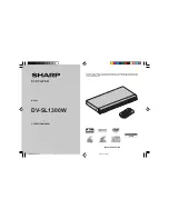 Sharp DV-SL1300W Operation Manual preview