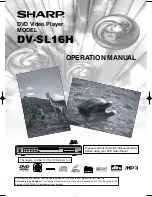 Preview for 1 page of Sharp DV-SL16H Operation Manual