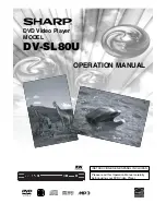 Sharp DV-SL80U Operation Manual предпросмотр