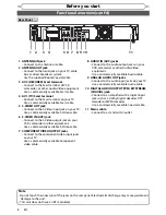 Preview for 8 page of Sharp DV-SR84S Operation Manual