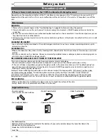 Preview for 4 page of Sharp DV-SR85RU Operation Manual